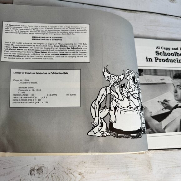 Li'l Abner Dailies 1946 by Al Capp Volume 12 Paperback Children's Comic Book - Picture 4 of 5
